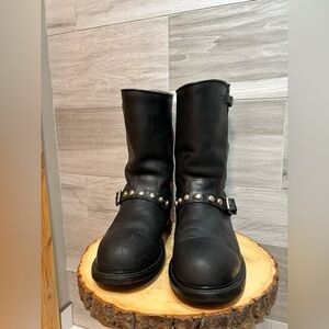 Harley Davidson Leather Motorcycle Boots size 12